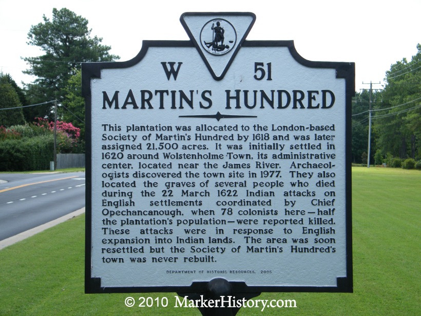 Image result for Martin's Hundred
